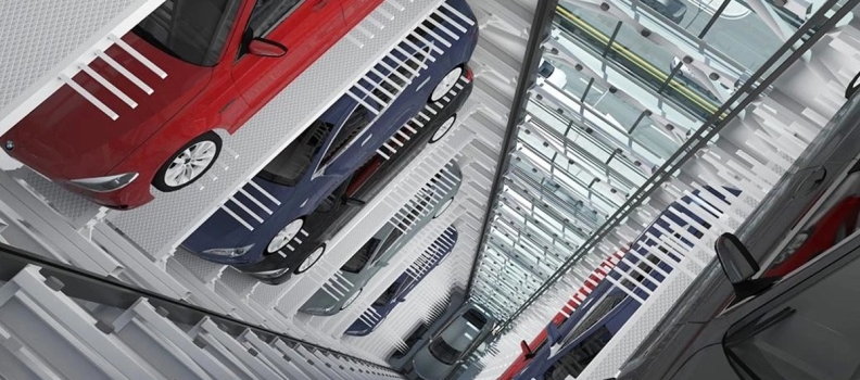 Atlas Elevators – Parcare Turn (Tower Parking), Piața Vitan, București